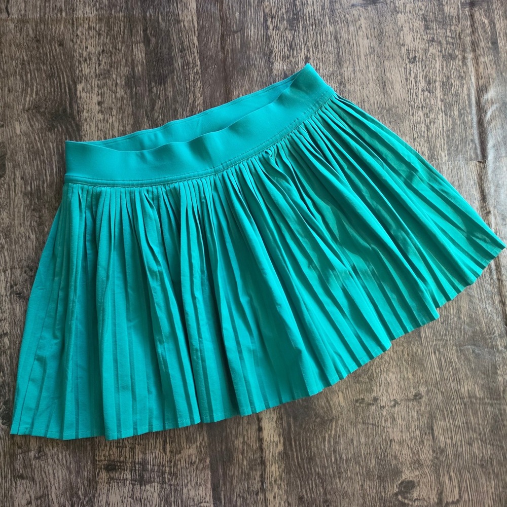 LULULEMON Pleated Tennis Golf Skort Womens 6 Teal Green‎ Activewear